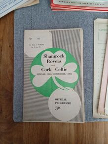 Shamrick Rovers v Cork Celtic  1960 football programme