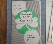 Shamrick Rovers v Cork Celtic  1960 football programme