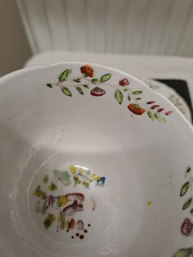 Early 19th C. Tea Cup & Saucer Attributed Hilditch