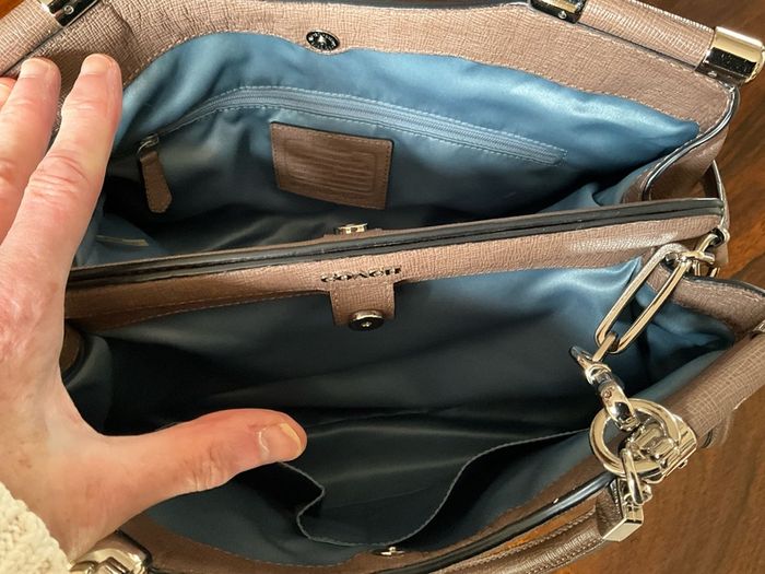 COACH  Brown Leather Satchel Handbag