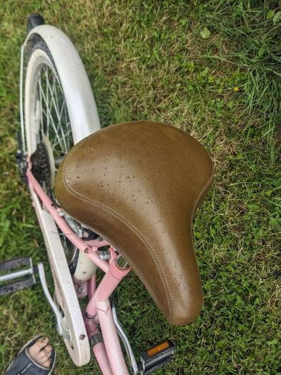 Girls pink Vintage Pro Bike with basket