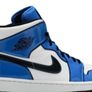 Jordan 1s Signal Blue/White/Black 10.5UK Image 2