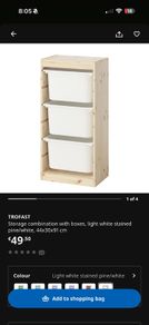 storage combination with boxes