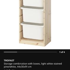 storage combination with boxes