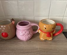 3 Christmas Mugs