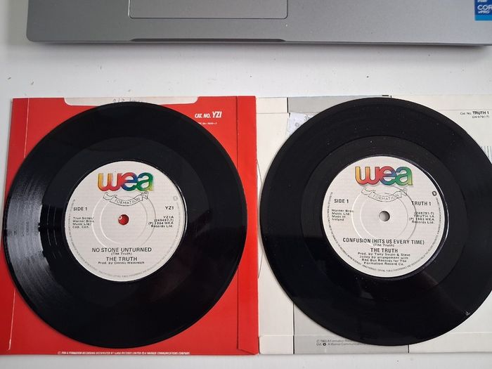 The Truth - two singles - IRISH PRESSINGS 1983/ 1984