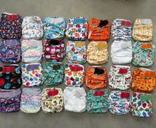 28 TotsBots EasyFit STAR Reusable Cloth Nappies Huge Bundle