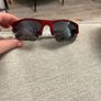 Oakley Flak Jacket XLJ Sunglasses Red Image 2