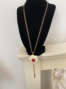 Johnny Loves Rosie Pendant on Long Double Chain