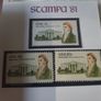Very rare - Joint Irish and USA release of James Hoban stamp 1981 presentation pack limited edition 3 stamp pack Image 3