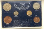 Coins - Cased Set U.K. 1967 Coins.