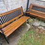 Cast iron garden bench x2 Image 2