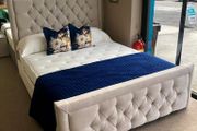 Hilton Double Chesterfield Bed Frame With Mattress Opt