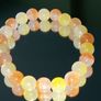 Handmade bracelet crystal pearl gold Image 2