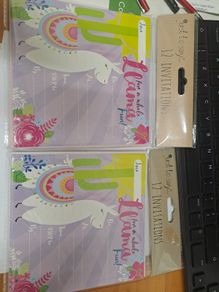 2 packs of Birthday Invitations