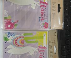 2 packs of Birthday Invitations