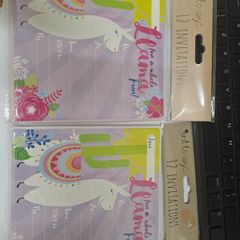 2 packs of Birthday Invitations