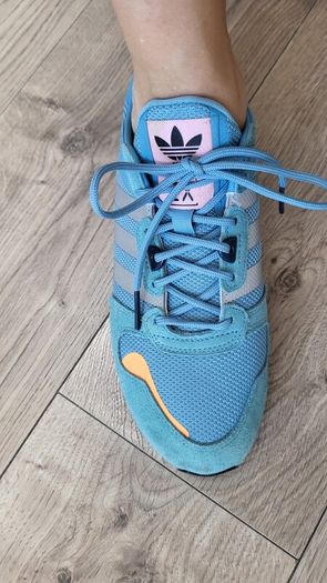 ADIDAS Women's  ZX700 blue mix trainers Sz 8 UK - RRP 149
