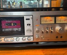 Mega Rare Legendary Flagship Sony Tc-k7 Tape Deck Fully Serviced New Heads High Gloss Wooden Case Pristine