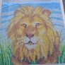 Beautiful "Lion" Embroidery Kit Image 2