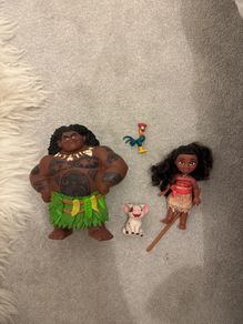 Vaiana  set ( Moana, Maui, Pua, Hei Hei)