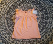 baby girl peach top