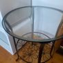 Cast iron glass coffee table Image 5