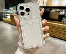 Apple iphone 16 bumper case with card holder