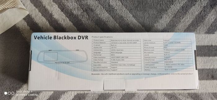 3.5 car DVR HD 1080P Dash cam LCD Recorded Front Camera