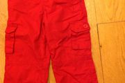 Lovely Red Lined Trousers Age 12-18 Months