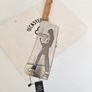 Butcher Knife with Led Zeppelin Engraving Rock Legacy & Cutting Po By Di'Casteelwer Image 4
