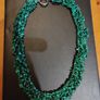 Malachite Chip necklace and bracelet set Image 3