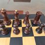 Queen's Gambit chess board and Zagreb pieces Image 5
