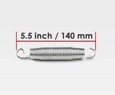 38 x Trampoline springs 140mm - 5.5inch
