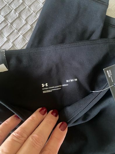 Under Armour UA Motion Ultra High-Rise Leggings in black, size medium.