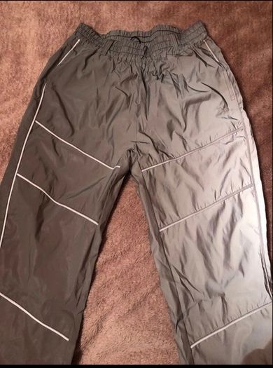 Reflective cycling trousers