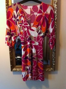 Designer Bardot colourful Top Size 12/14