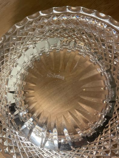 Genuine Waterford Crystal Ashtray (Heavy Cut Glass, Perfect Condition)