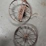 Cast iron binder wheels wagon wheels Image 2