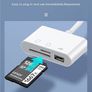 USB C SD Card Reader, USB C to Micro SD TF Memory Card Reader, 3-in-1 USB Camera Card Reader Adapter Image 2