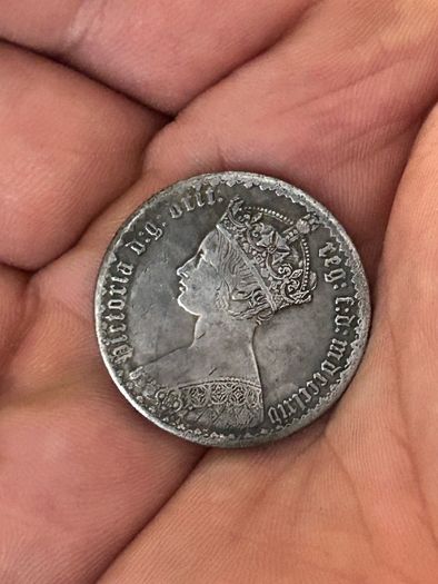 Victoria 1852-1881One Florin / Gothic Head / British Coins / Restrike reproductions