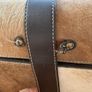Matching Pair of Cowhide & Leather Storage Trunks Image 5