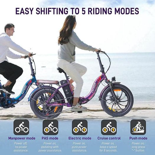 Fafrees F20 Pro City Electric Bike - Aurora Blue