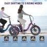 Fafrees F20 Pro City Electric Bike - Aurora Blue Image 8