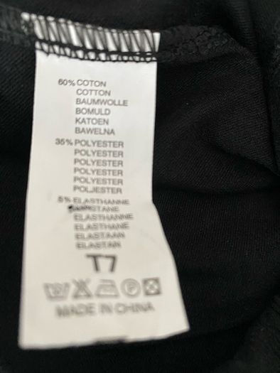Crop trousers New fabulous mix cotton-size 1416 Black