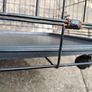 large dog cage with added wheels Image 2