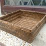 Lightweight Square Wicker Storage Box. Image 2
