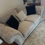 2 Seater Couch Silver Grey Image 3