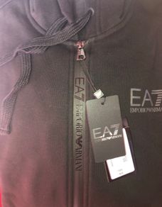 Armani EA7 hoodie fleece jacket with zip size XXL brand new with tag