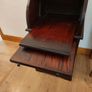 Mahogany cylinder-top writing desk. Image 6